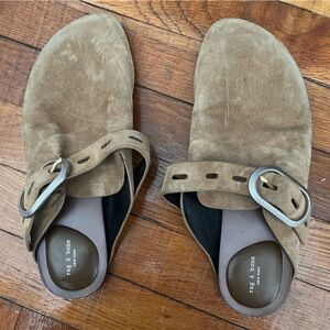 Ansley Suede Slide Mule